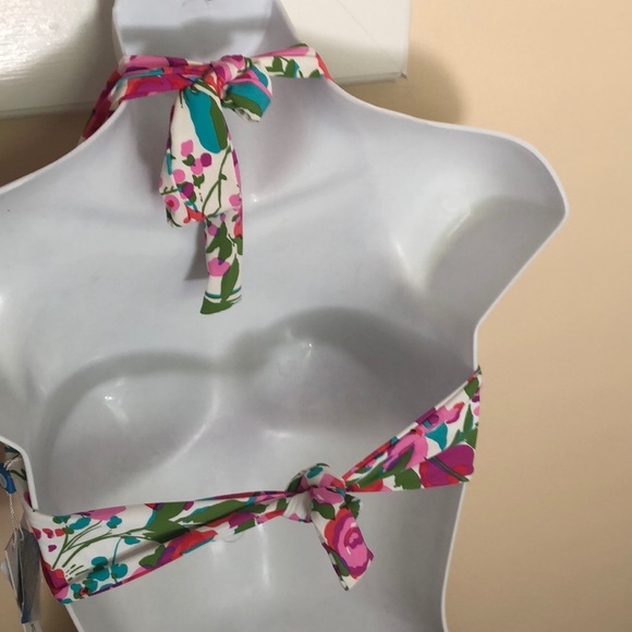 2 piece Bleu Rod Beattie pink floral swimsuit size 4 - Picture 8 of 8